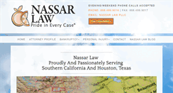 Desktop Screenshot of nassarlaw.net